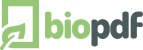 Small bioPDF icon