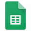 Small Google Drive - Sheets icon