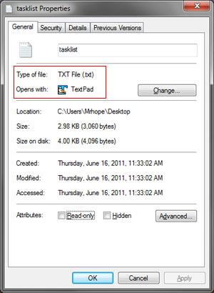 Ver extensión de archivo en Windows