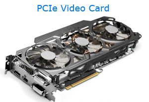 Tarjeta de video PCIe