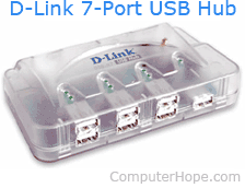 Hub USB de 7 puertos D-Link